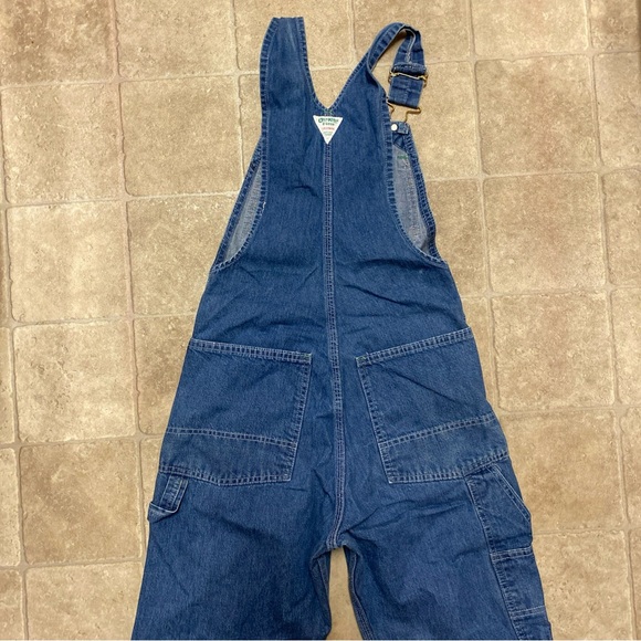Oshkosh VTG Overalls 28X34 Measure Blue Denim Good Condition Workwear - Picture 6 of 7